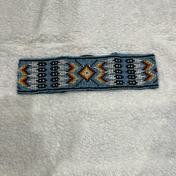 Hand beaded Aztec Belt - Picture 5 of 6